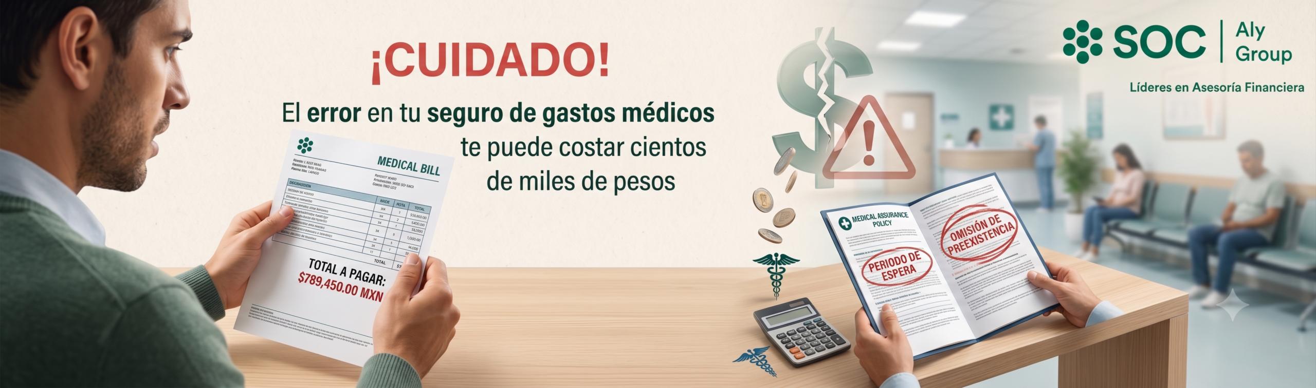 ¡Cuidado! El error en tu seguro de gastos médicos que te puede costar cientos de miles de pesos